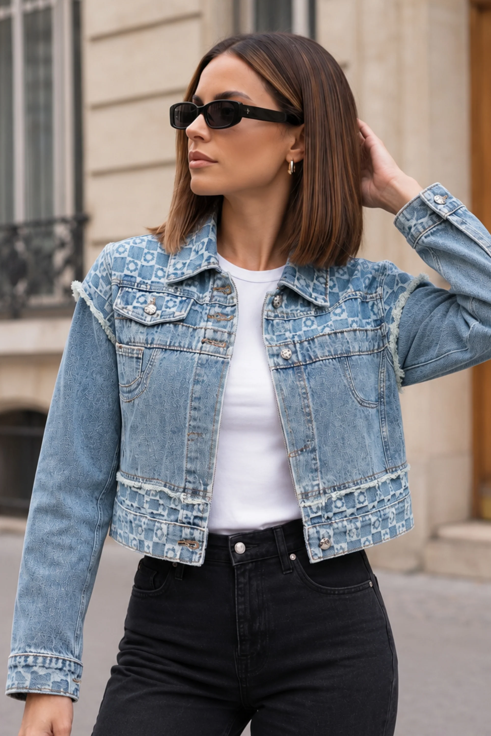 Blue Ridge Triple Button Denim Jacket