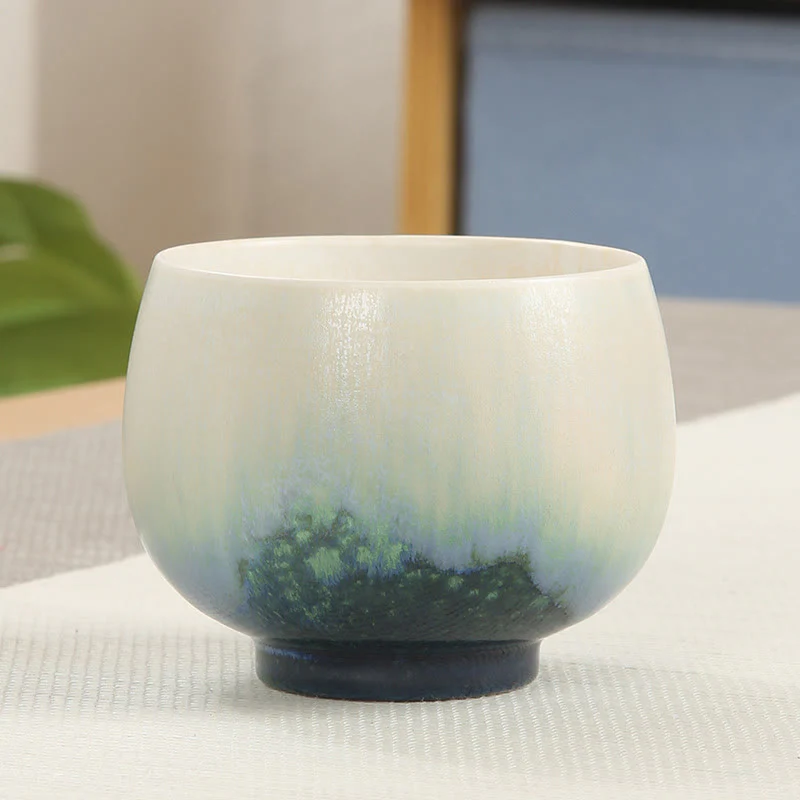 Creative Green Ceramic Teacup Kung Fu Tea Cups