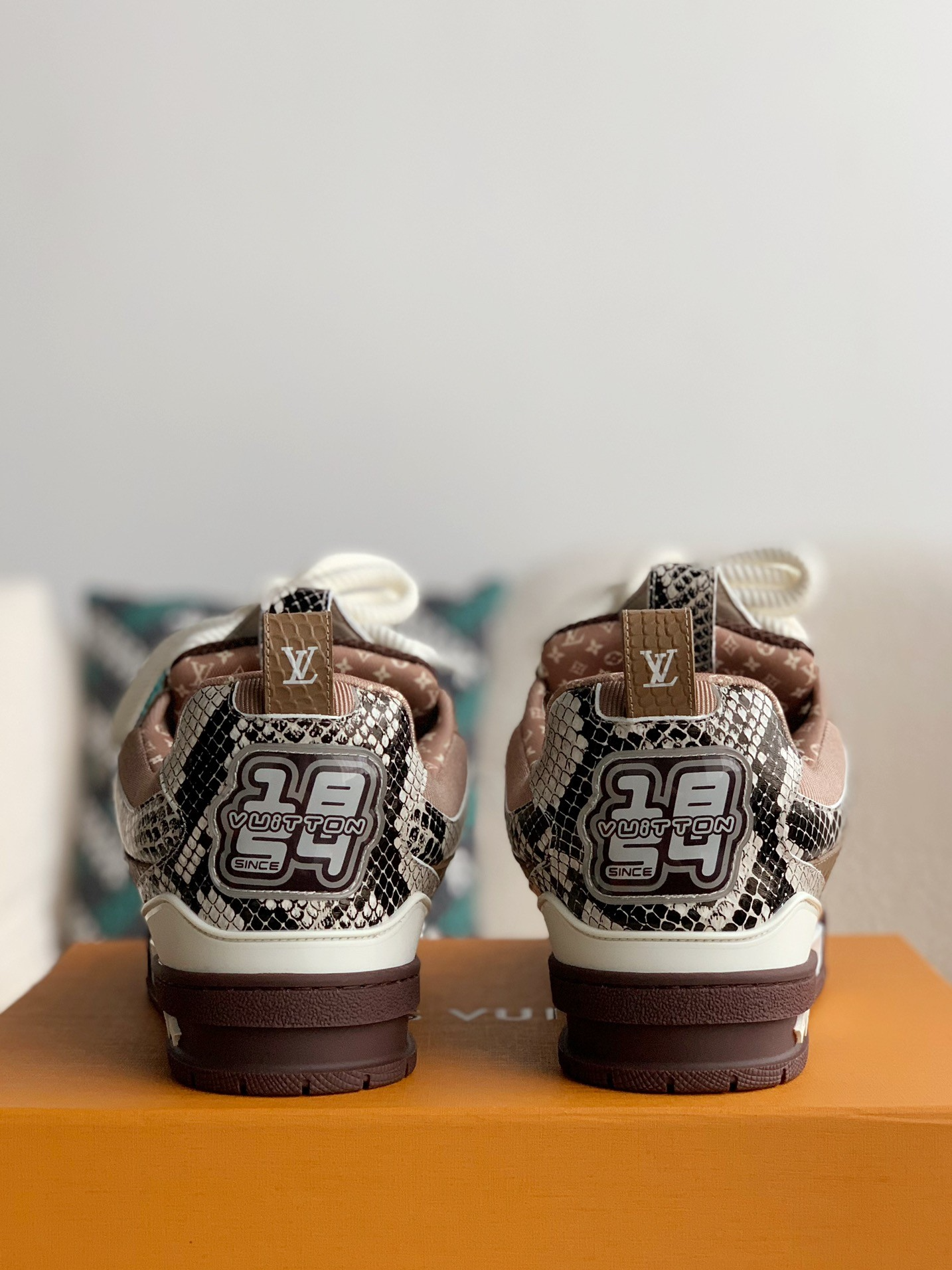 LV Skate Trainers ‘Brown’ – NICE SHOEUS