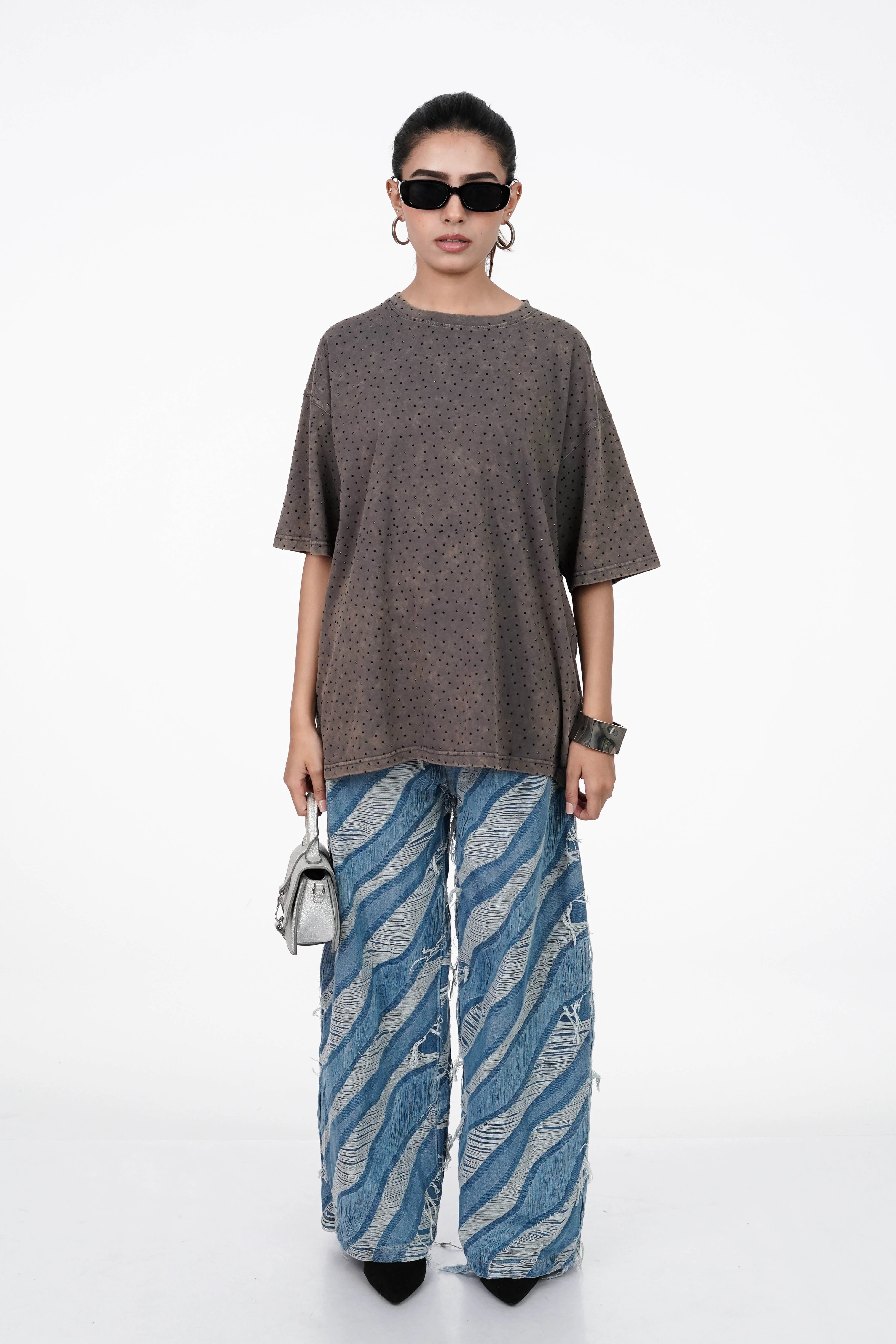 Ash Grey Sparkling T-shirt