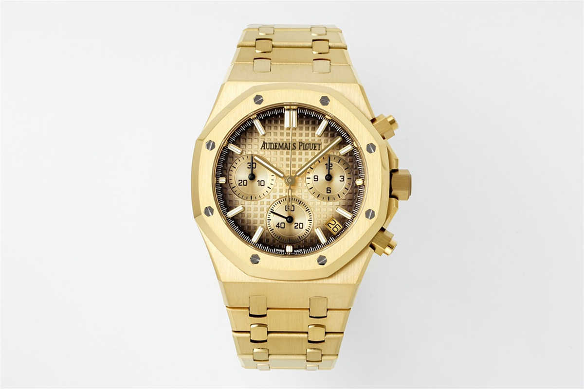 AP 26240BA Replica – Luxury Yellow Gold Royal Oak Chronograph by APS Factory