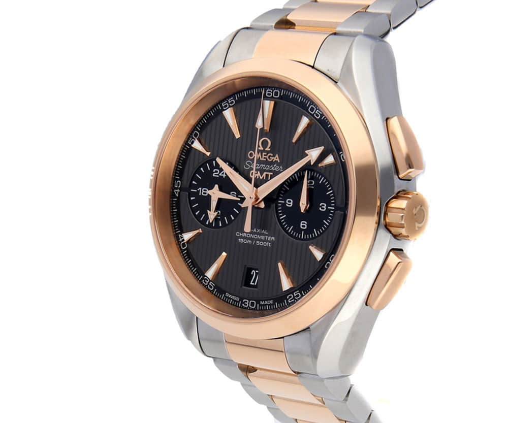 Omega Seamaster Aqua Terra 150m Co-Axial Chronograph GMT 43mm Grey/Steel 231.20.43.52.06.001