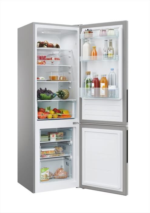 CANDY - Frigorifero combinato CCT3L517ES Classe E 260 lt-Argento