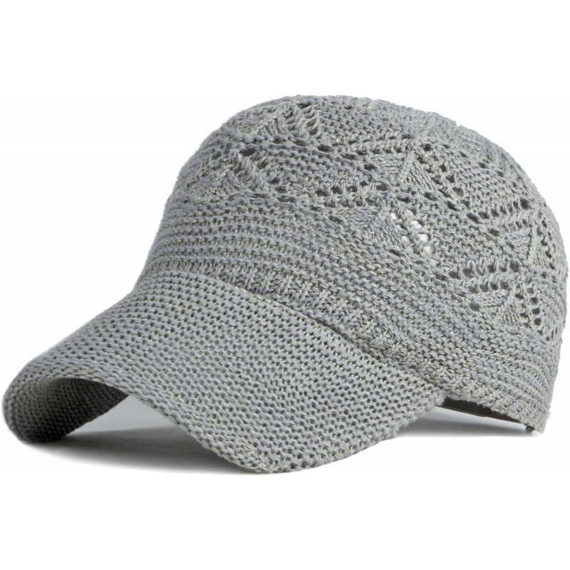 Knit Mesh Baseball Cap for Women