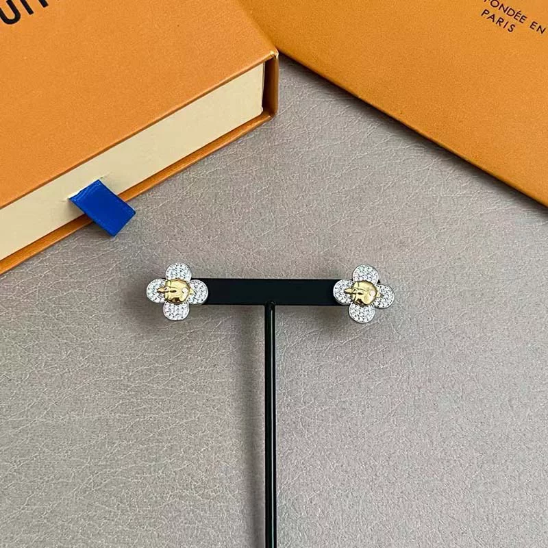 Stone-set Flowers Earrings ED-931334