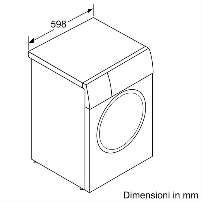 BOSCH - Lavatrice Serie 6 WGH24400IT 9Kg 1400g/m Classe A-BIANCA