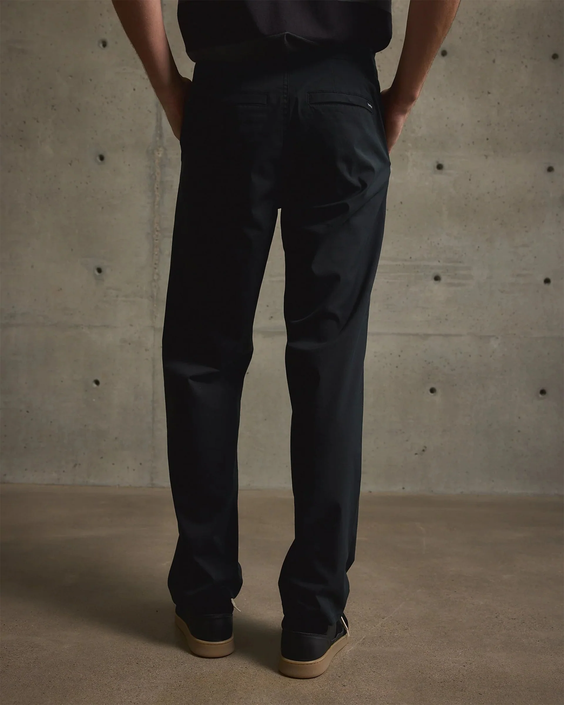 Twill Chino Pant - Black