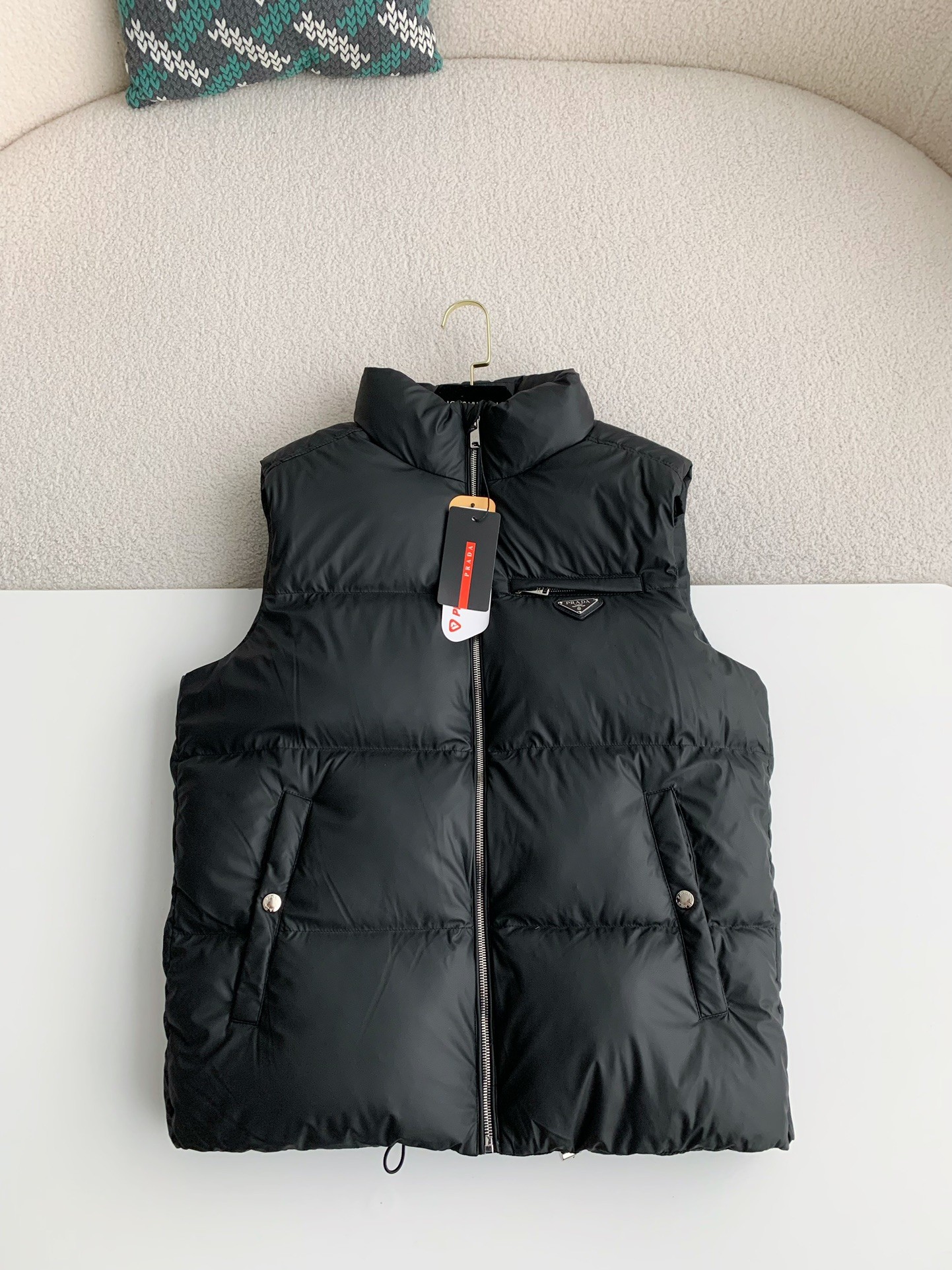 PRD white goose down vest