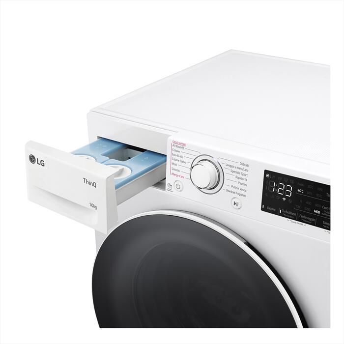 LG - Lavatrice AI DD R3 F4R3710NSWW 10kg Classe A-Bianca