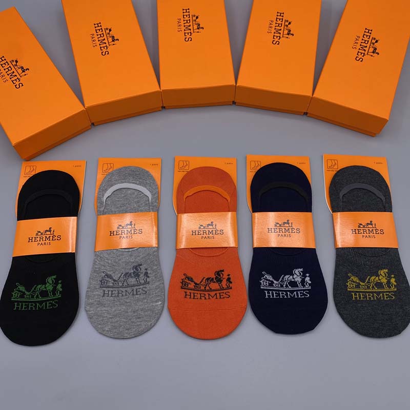 Set of 5 Pairs of Cotton sweat-absorbent Ankle Socks WZ-924000195