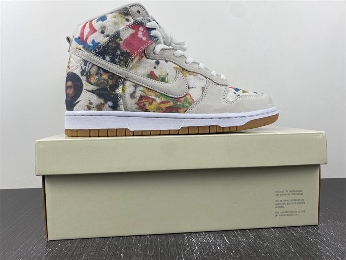 NK SB Dunk High Supreme Rammellzee FD8779-100