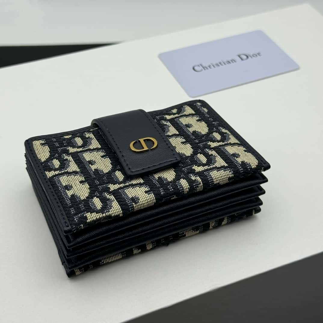 [Dior] 30 MONTAIGNE 5-GUSSET Card Holder - Limited Quantity, Guaranteed to Sell Out