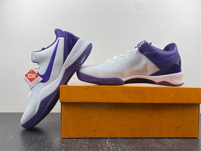 NK Kobe 8 Protro “White Court Purple” FQ3549-100
