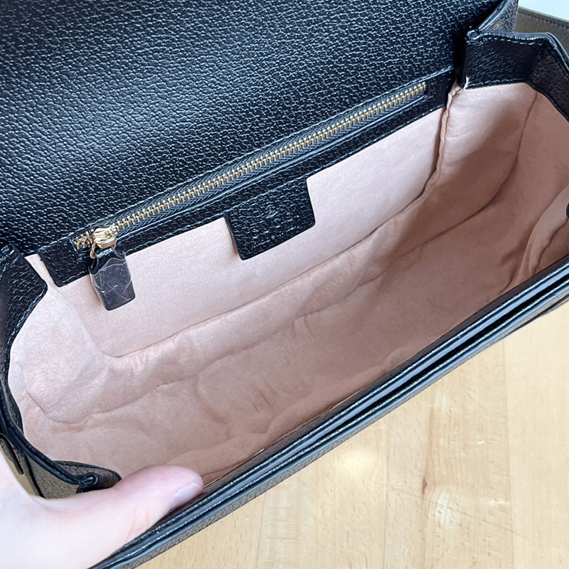 Black 9.8″x7.1″x3.5″ Leather Handbag BB-921297