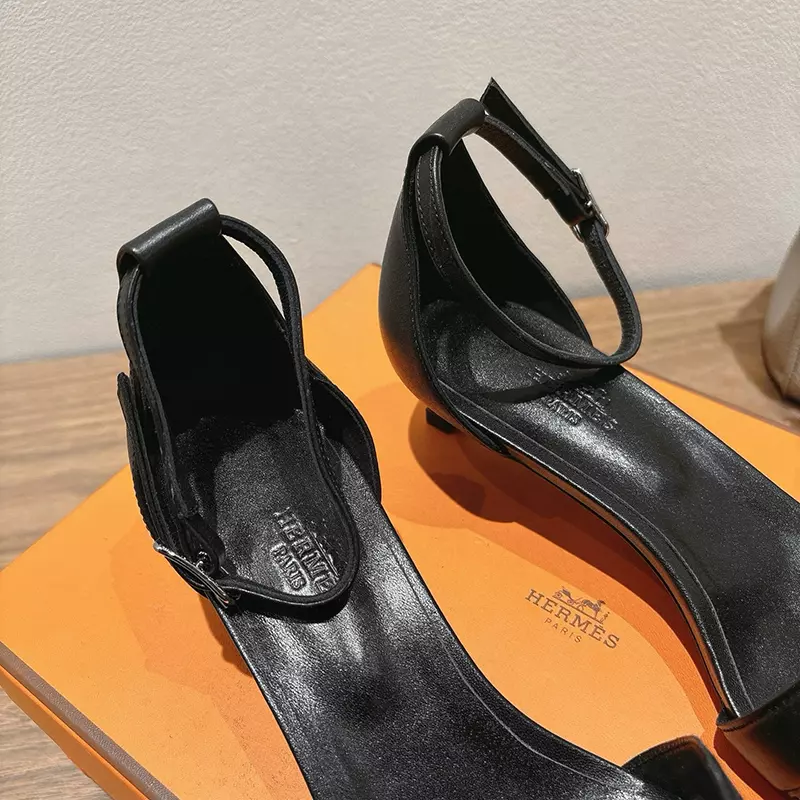 Fashion High Quality Real Leather High Heel Sandals LX-872318