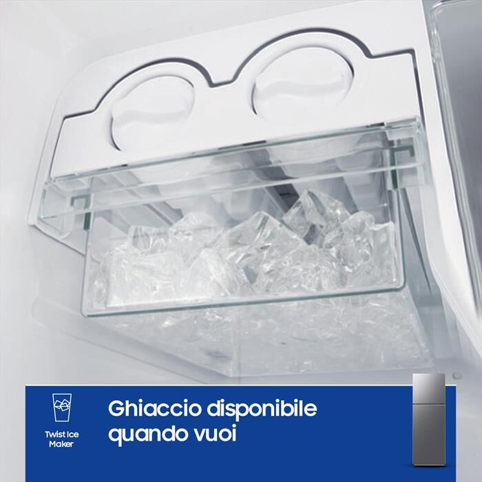 SAMSUNG - Frigorifero 2 porte RT31CG5624S9ES Classe E 297 lt-Metal Inox