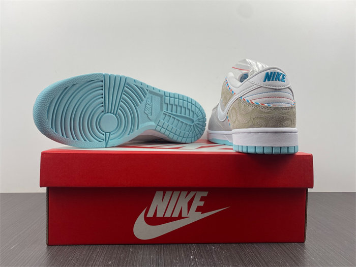 NK Dunk Low SE Barber Shop Grey DH7614-500