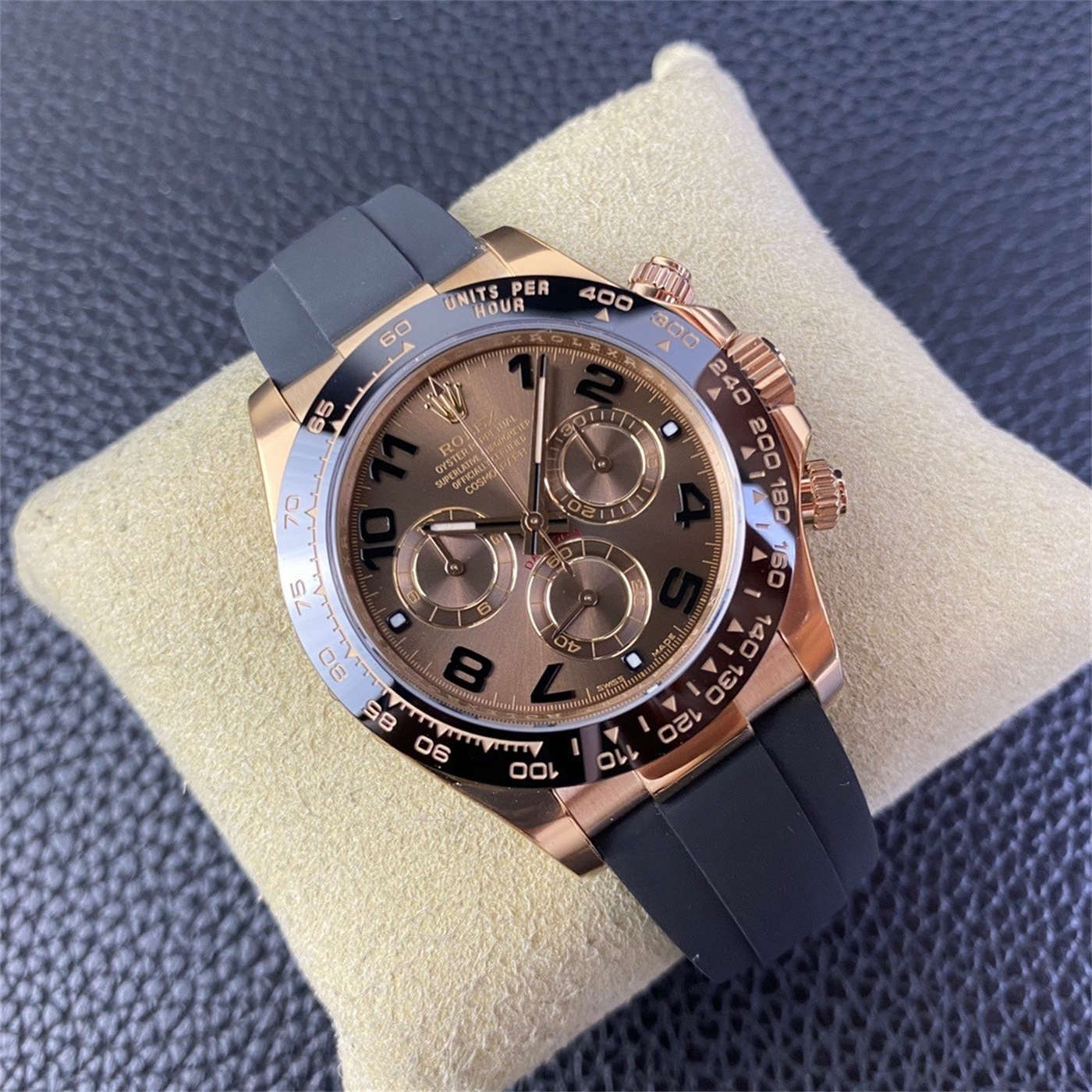 Clean Daytona Rose Gold Replica – Chocolate Dial 116515LN