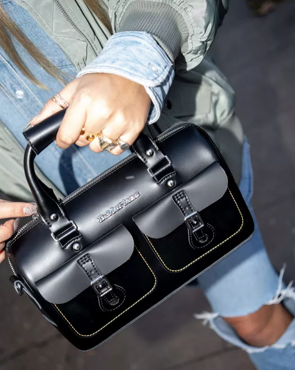 Kiev Leather Top Handle Bag