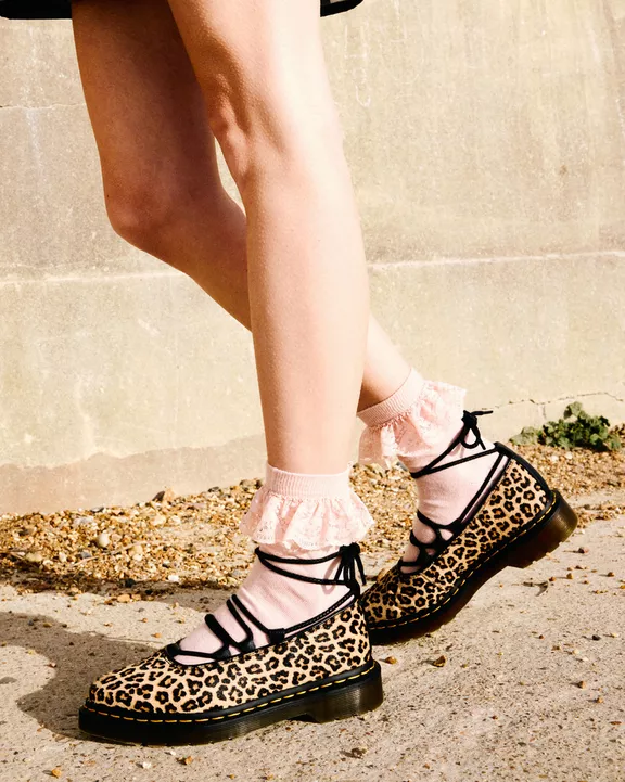 Elphie II leopard ballet flats