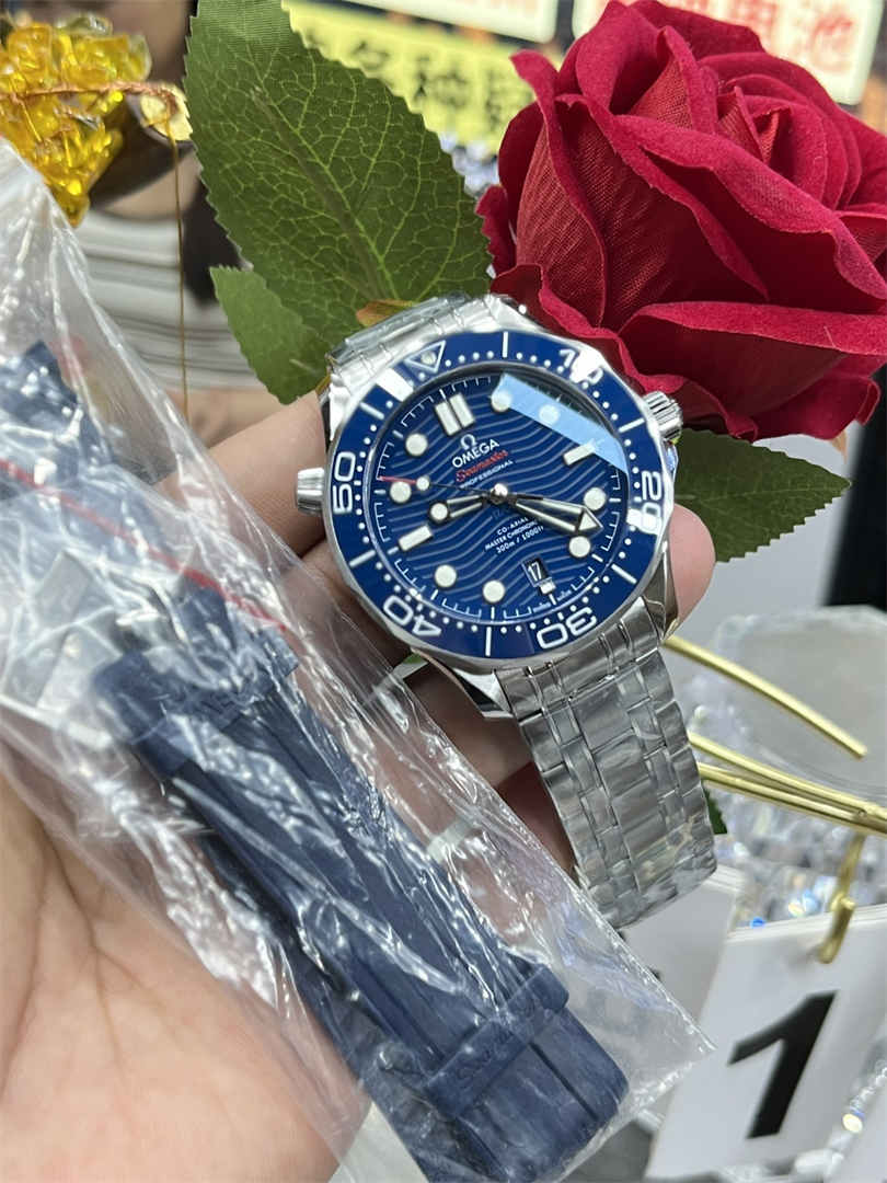 VSF Omega Seamaster 300 Replica – Premium Blue Dial Diver Watch with Super-Clone 8800 Movement