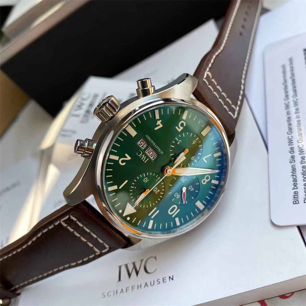 IWC IW377726 Pilot Chronograph – Blue Dial 43mm Automatic Men’s Watch