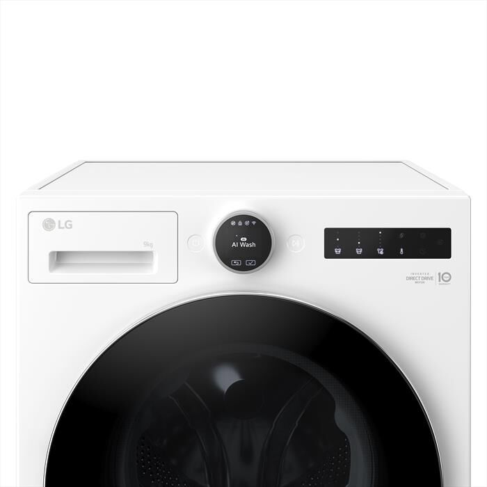 LG - Lavatrice AI DD F4X7009TWB 9 Kg Classe A-Ivory White