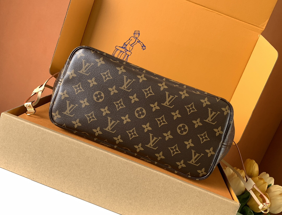 Louis Vuitton Neverfull MM Women Shoulder Bags M46975