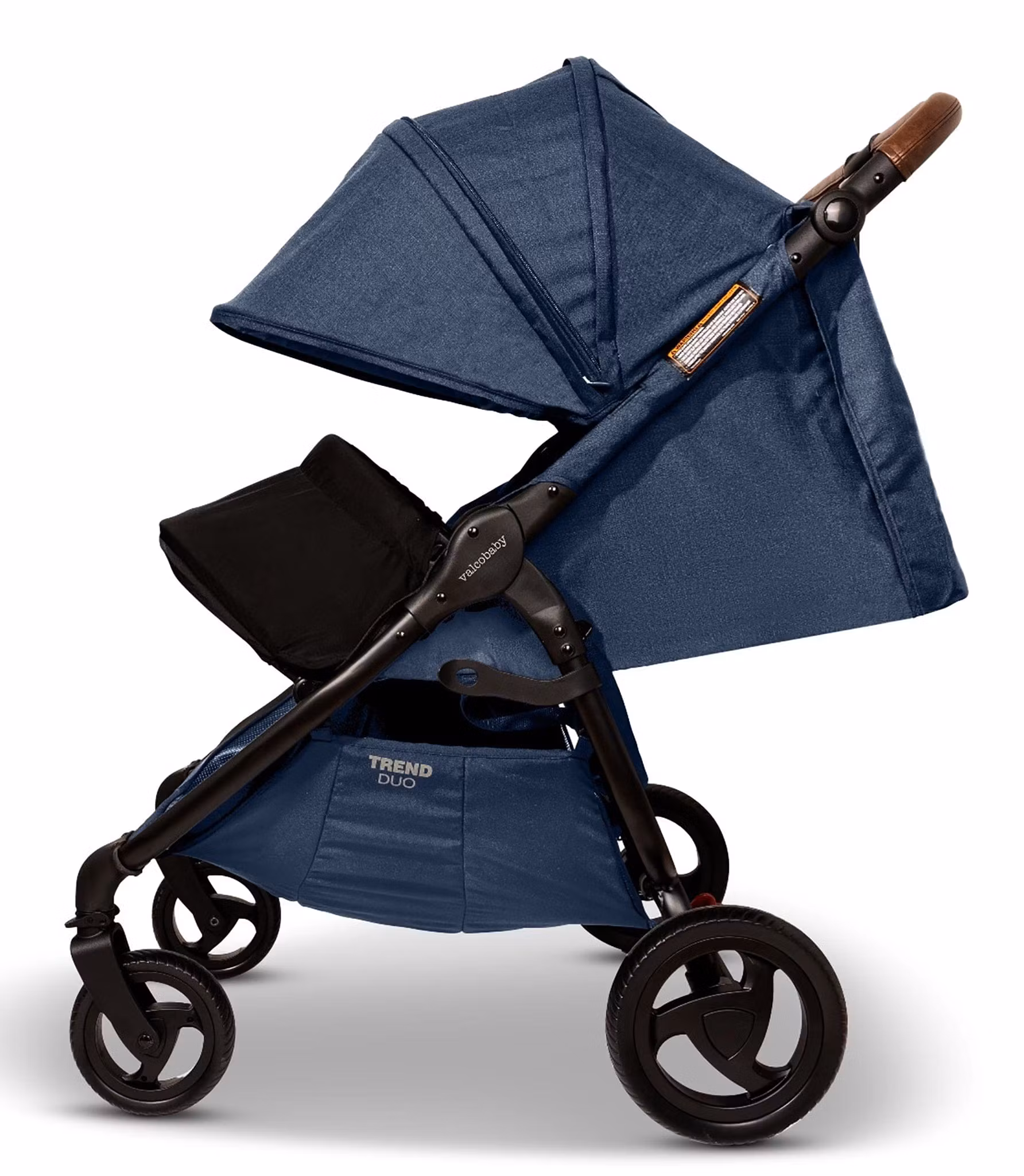 Valco Trend Duo Side by Side Double Stroller 2025 Denim