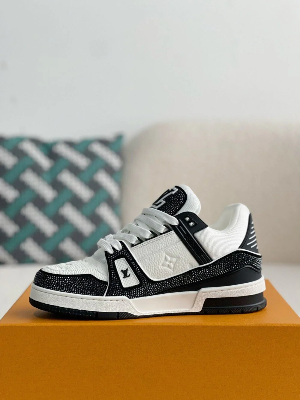 LV  Trainer Sneaker ‘Denim Monogram Black Diamond’