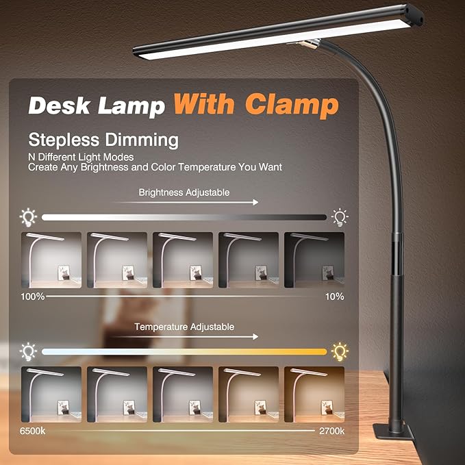 LUMIGROVE LED Desk Lamp for Office Home