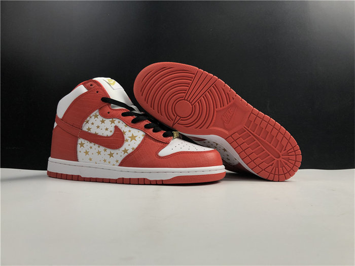 NK Dunk High Pro SB Supreme Red Stars 307385-161