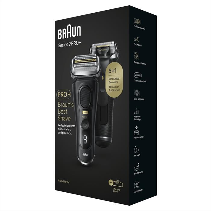 BRAUN - Rasoio SERIES 9 PRO+-Nero