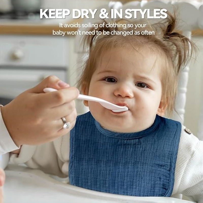 CLOUDBABY-BIB Muslin Baby Bibs for Unisex Boys Girls