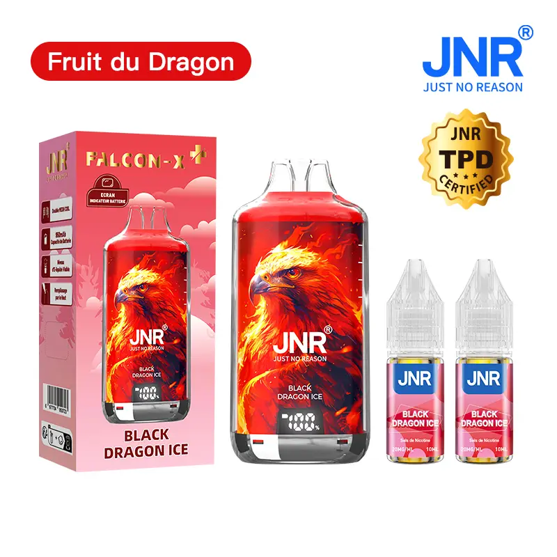 JNR Falcon X⁺ (Falcon X Plus) 28000 Puffs - Kit Pod Remplissable et Rechargeable - Vape Grok