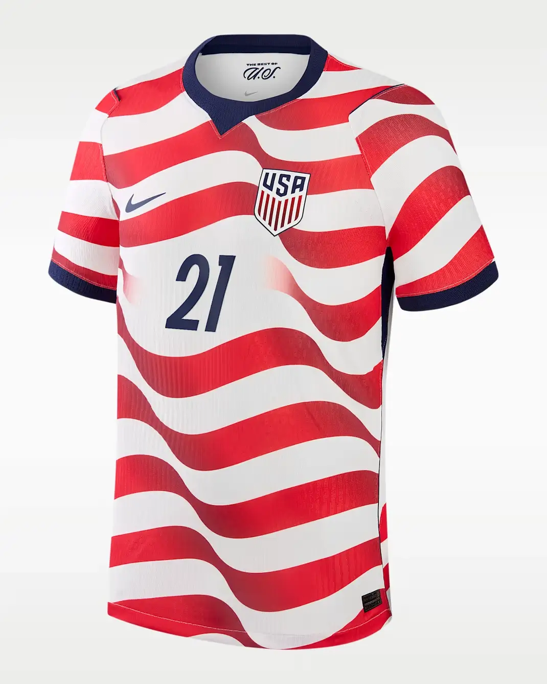 Timothy Weah #21 USMNT USA Outlaws Home Soccer Jersey 2026