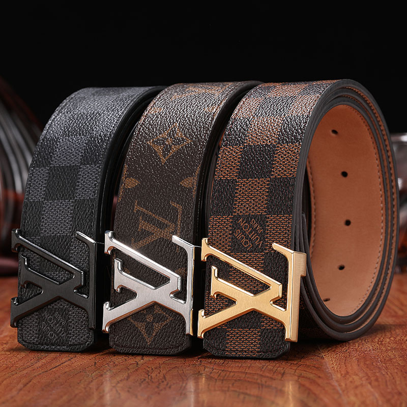 3 Colors printed letter leather Belt PD-862042