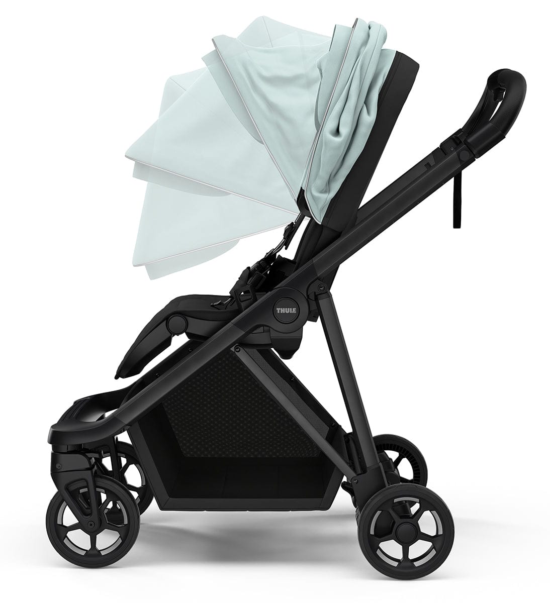 Thule Shine Stroller + Bassinet Bundle - Alaska / Black