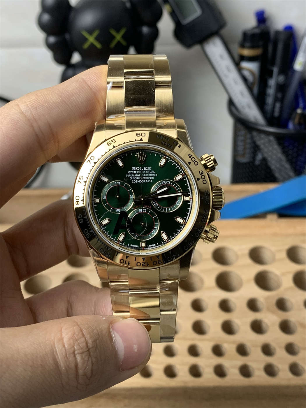 VS Factory Green Gold Daytona Heavy Weight Replica – 4130 Clone Movement, Best Weighted Version