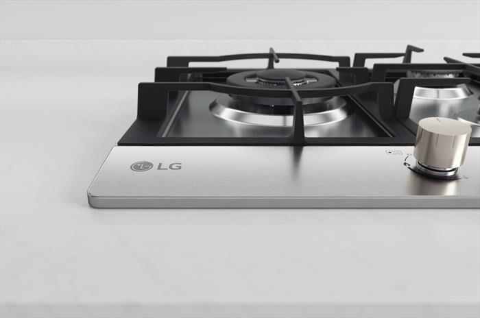 LG - Piano cottura a gas CBGZ3016S 75 cm-Inox