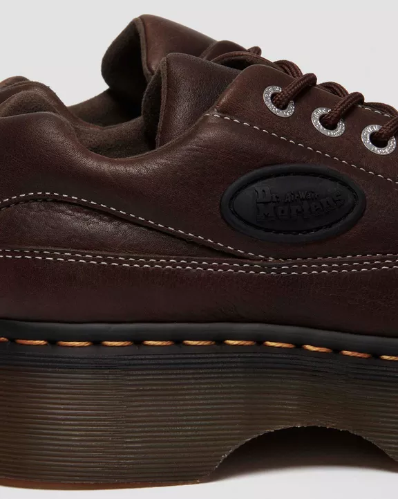 Buzz 5-Eye Grizzly Leather Shoes