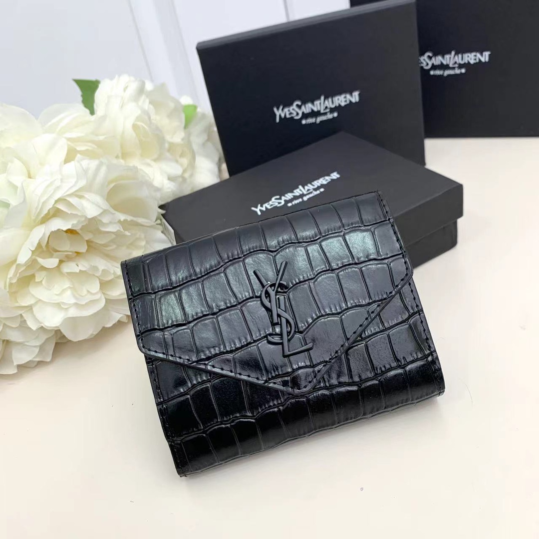 Fashion 4.9″x3.9″x1.0″ Leather Wallet QB-927018
