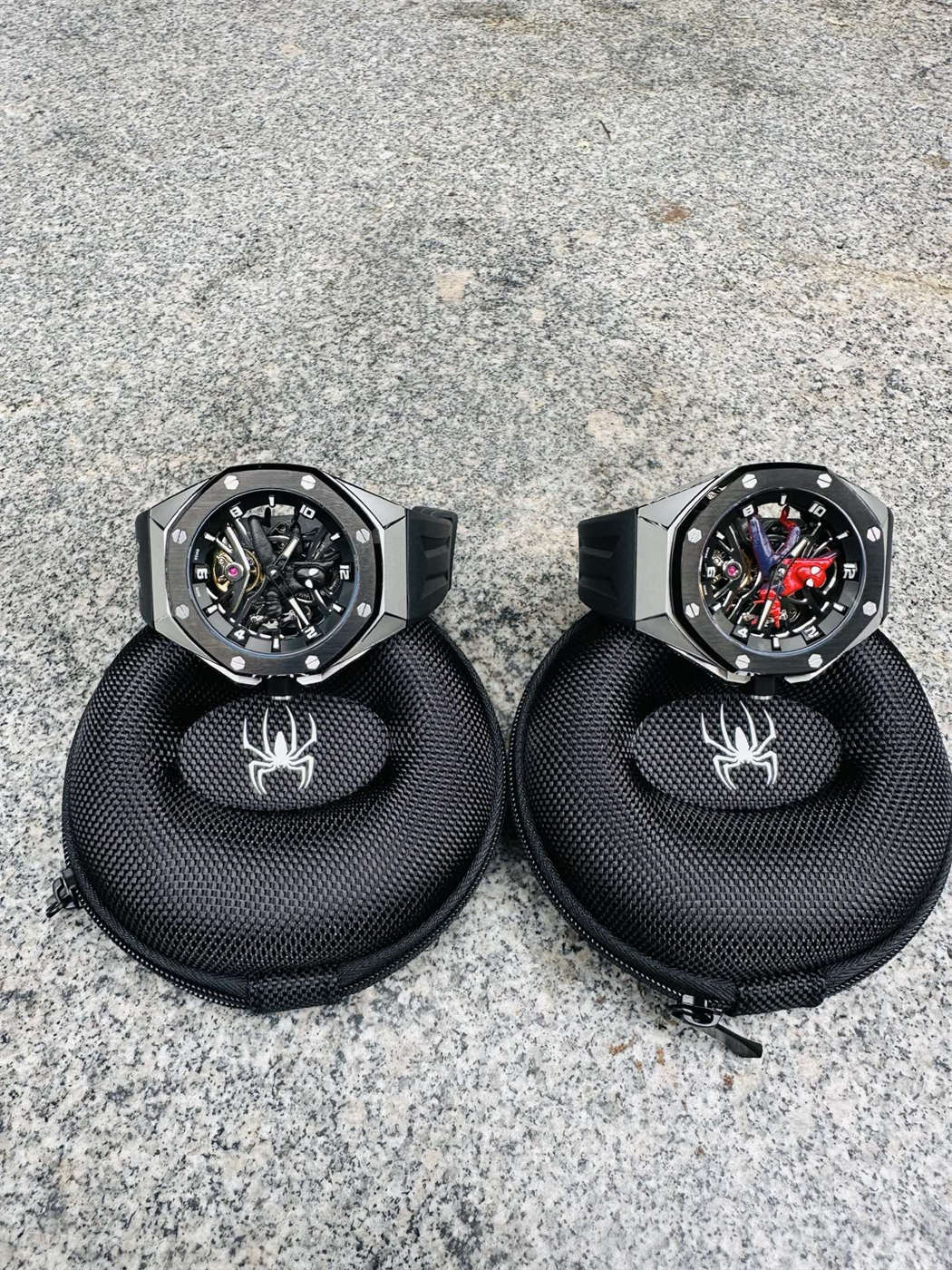 AP Royal Oak Concept Spiderman Replica – Black Ceramic Tourbillon Marvel Limited Edition