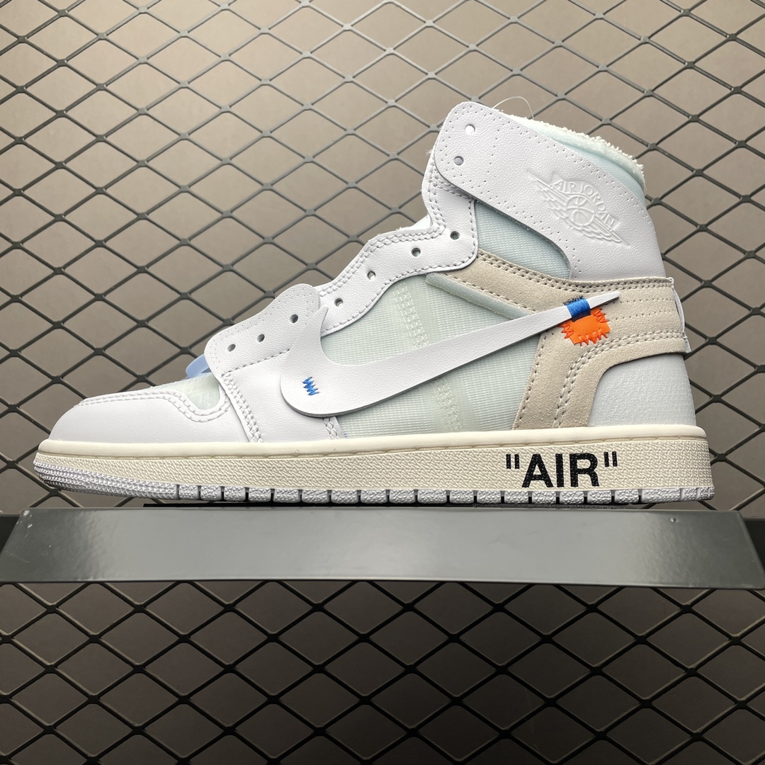 Air JRD 1 x OW  White the ten  AQ0818-100