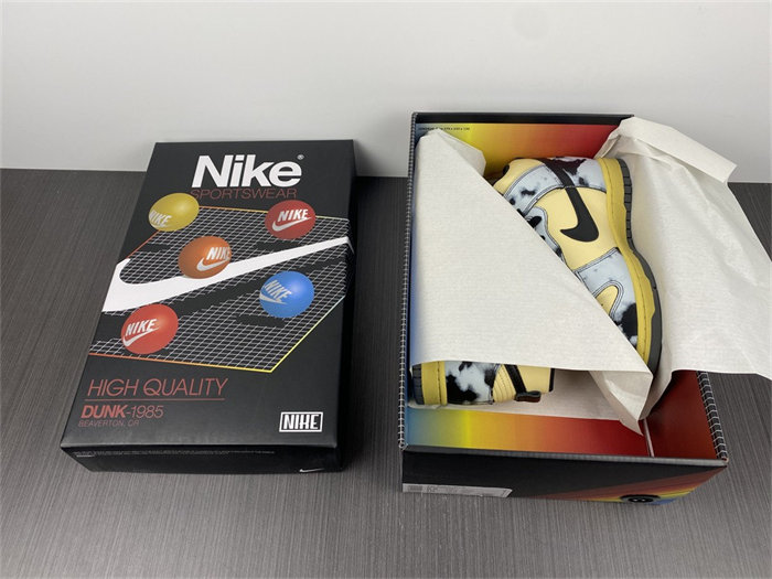 NK Dunk High 1985 Black Acid Wash DD9404-700
