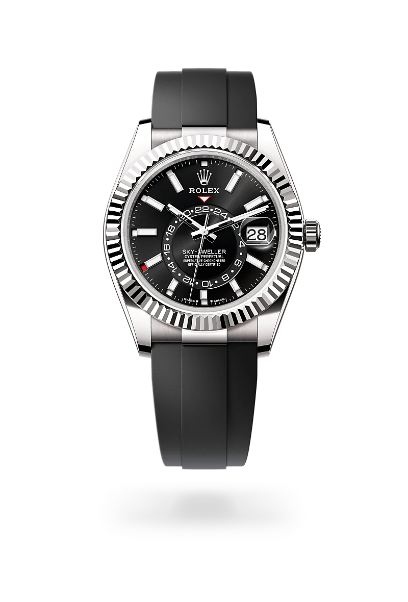 2025 Sky-Dweller Rolex Oyster, 42 mm, white gold M336239-0002