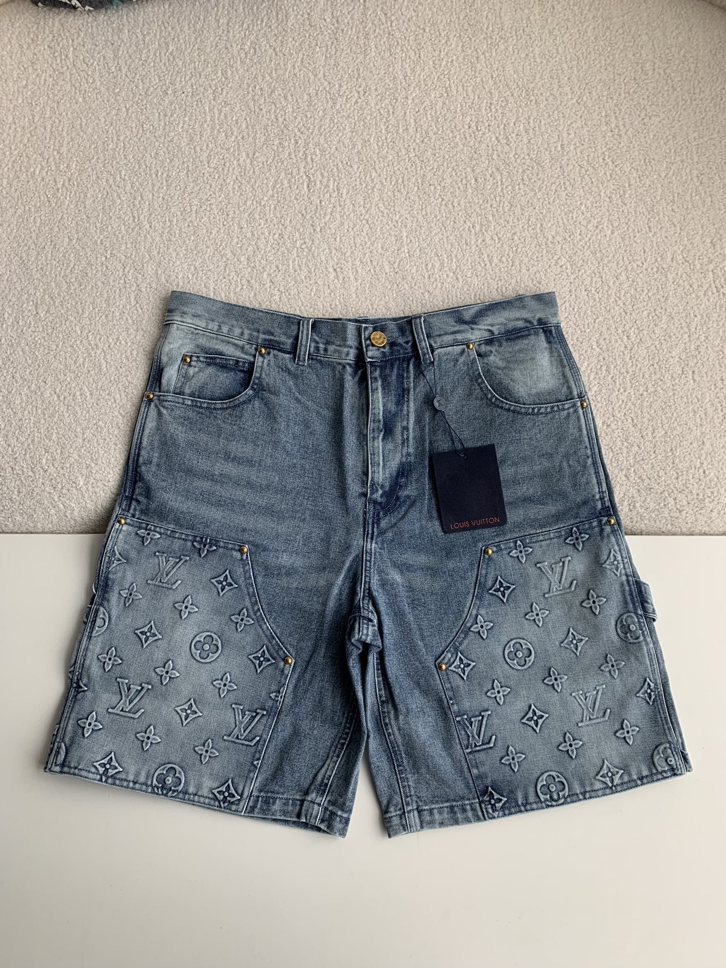 LV Jean shorts