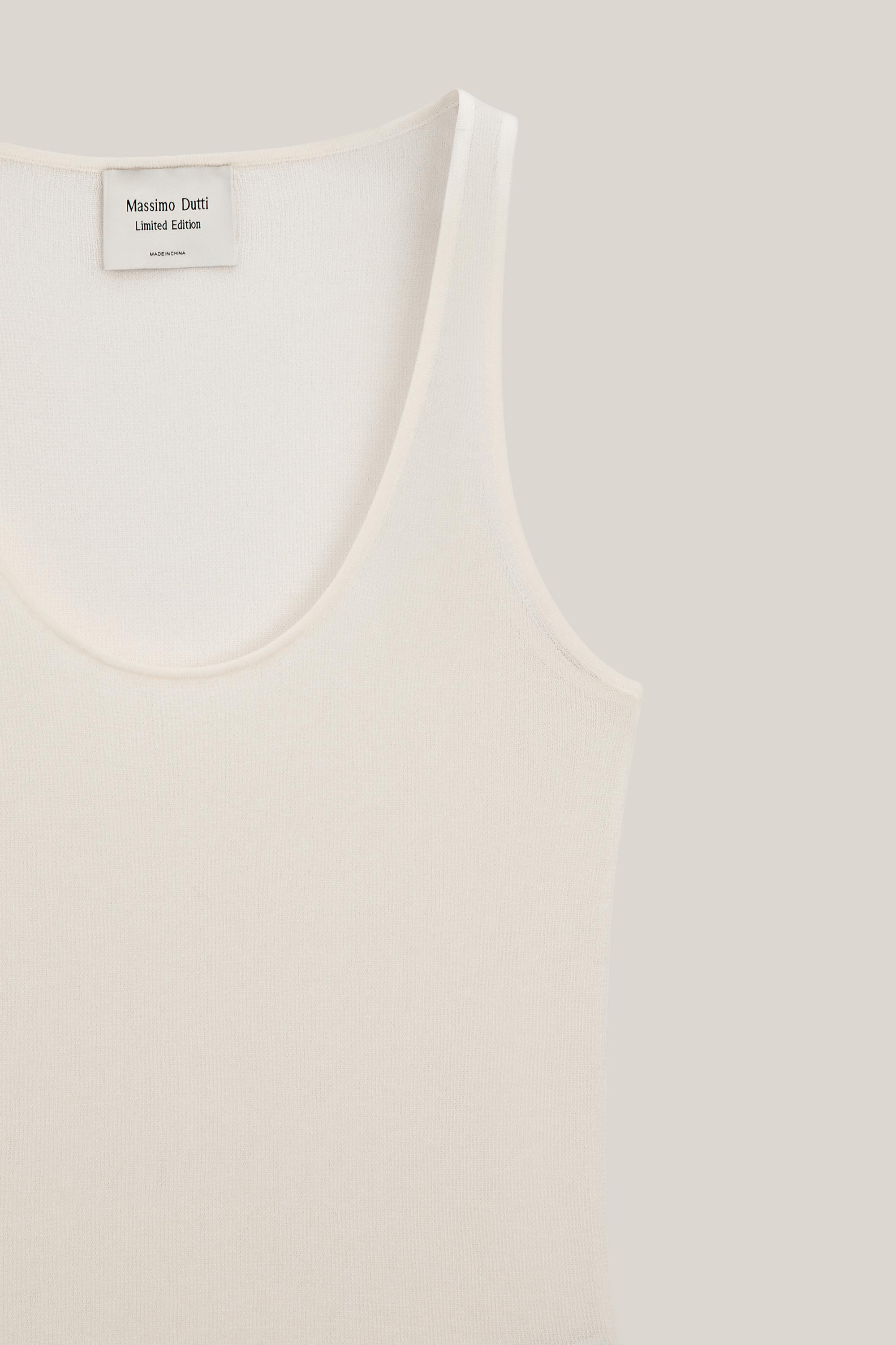 Top tirantes semitransparente con seda - LIMITED EDITION