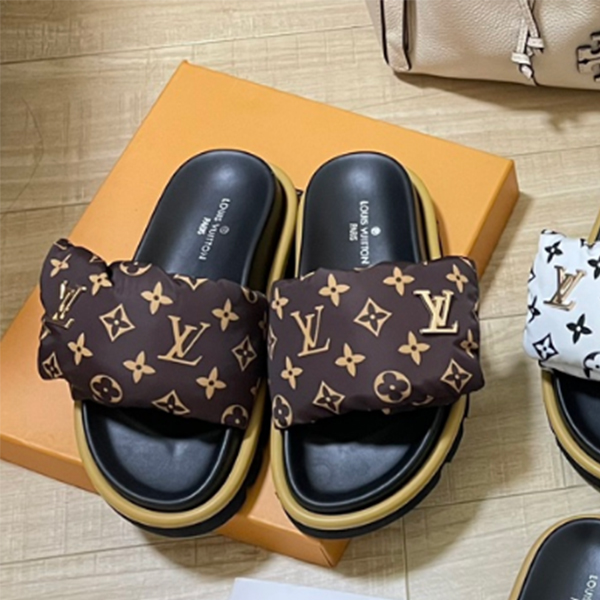 Letter Buckle Slippers LX-872018