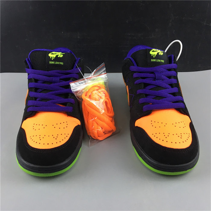 NK SB Dunk Low Night of Mischief Halloween BQ6817-006
